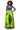 African Maxi Skirt - Dashiki Lime Green Blue Brown - Africas Closet