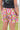 African Print/Kitenge Beach Shorts-Duo Print(Red/Brown Geometric Print) - Africas Closet