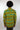 African Print Mens Shirt Button-Up Yellow Green and Blue Shirt - Africas Closet