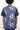 African Print Mens Shirt T-Shirt Geometric Flower - Africas Closet