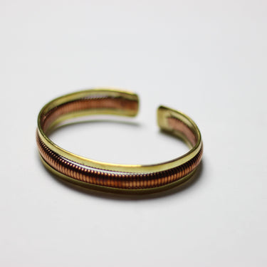 African Medium Brass/Copper Adjustable bracelet - Africas Closet