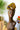 African Print Headwrap (Jumbo) - Yellow/White/Black Floral Print