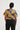 African Print /Ankara/Kitenge Short Sleeve Crop Top - Musturd Yellow/Navy Blue Floral Print - Africas Closet