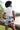 African Print /Kitenge/Ankara(Mini) Shorts - White/Black/Red Floral Print - Africas Closet