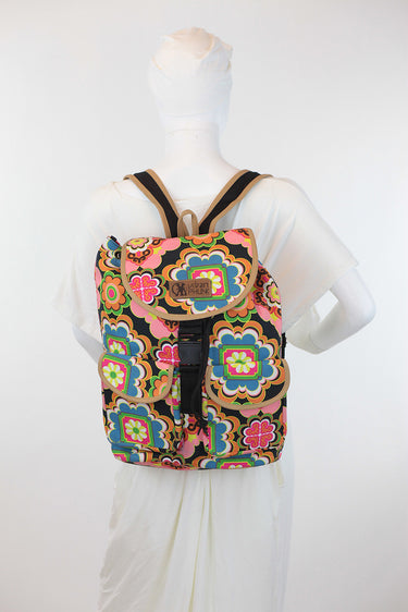 African Print Back Pack-Pink Floral Print - Africas Closet