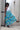 African Print Maxi - Teal/Yellow Geometric Print - Africas Closet