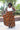 African Print Maxi - Orange/Black Floral Print - Africas Closet