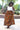 African Print Maxi - Orange/Black Floral Print - Africas Closet