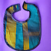Ankara Bib - Teal Green / Orange / Black