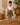 A- Line  Skirt Ankara/Kitenge/African Print- Orange/ Red/Black Floral Print