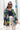 African Print/Ankara /Kitenge Women Blazer With Pockets  - Blue/Yellow/Beige Floral Print