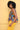 African Print Strap Flare Tawi Top - Bargardy/Green/Mustard & Pint Leaf  Prin - Africas Closet