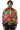 African Bomber Jacket - Blue/Red Swirl Print - Africas Closet