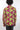 African Print Mens Shirt Button-Up Triangle Shirt Pink and Yellow - Africas Closet
