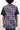 African Print Mens Shirt T-Shirt Geometric Seashell - Africas Closet