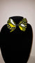 African Clip On Bow Tie-Yellow/White - Africas Closet