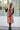 African Print Sleeveless Longline Shrug-Orange/White Fern Print - Africas Closet