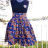 African Print Midi Flare Skirt - Africas Closet