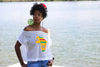 African Map detailed Mesh Summer Crop Top -Orange/Red/Green  Kente Print - Africas Closet
