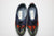 African Print /Ankara Flat Shoes (with laces) Denim detail- Red and Navy Blue Floral Print.