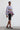 African Print Long Sleeved PeplumTop - White/Red/Black Floral Print - Africas Closet