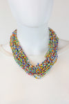 African Maasai Beaded Necklace- Multi Colored - Africas Closet