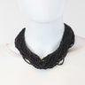 African Maasai Beaded Necklace-Black - Africas Closet