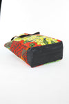 African Print Shopper Bag-Red/Green - Africas Closet
