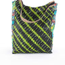 African Print shopper bag-Green Batik Print - Africas Closet
