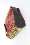 African Print Shopper Bag-Maroon Gold - Africas Closet