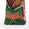 African Print Shopper Bag - Green/Wave/Black Print - Africas Closet