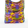 African Print Shopper Bag-Maroon/Purple - Africas Closet