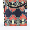 African Print Shopper Bag -Navy Blue/Red Floral Print - Africas Closet