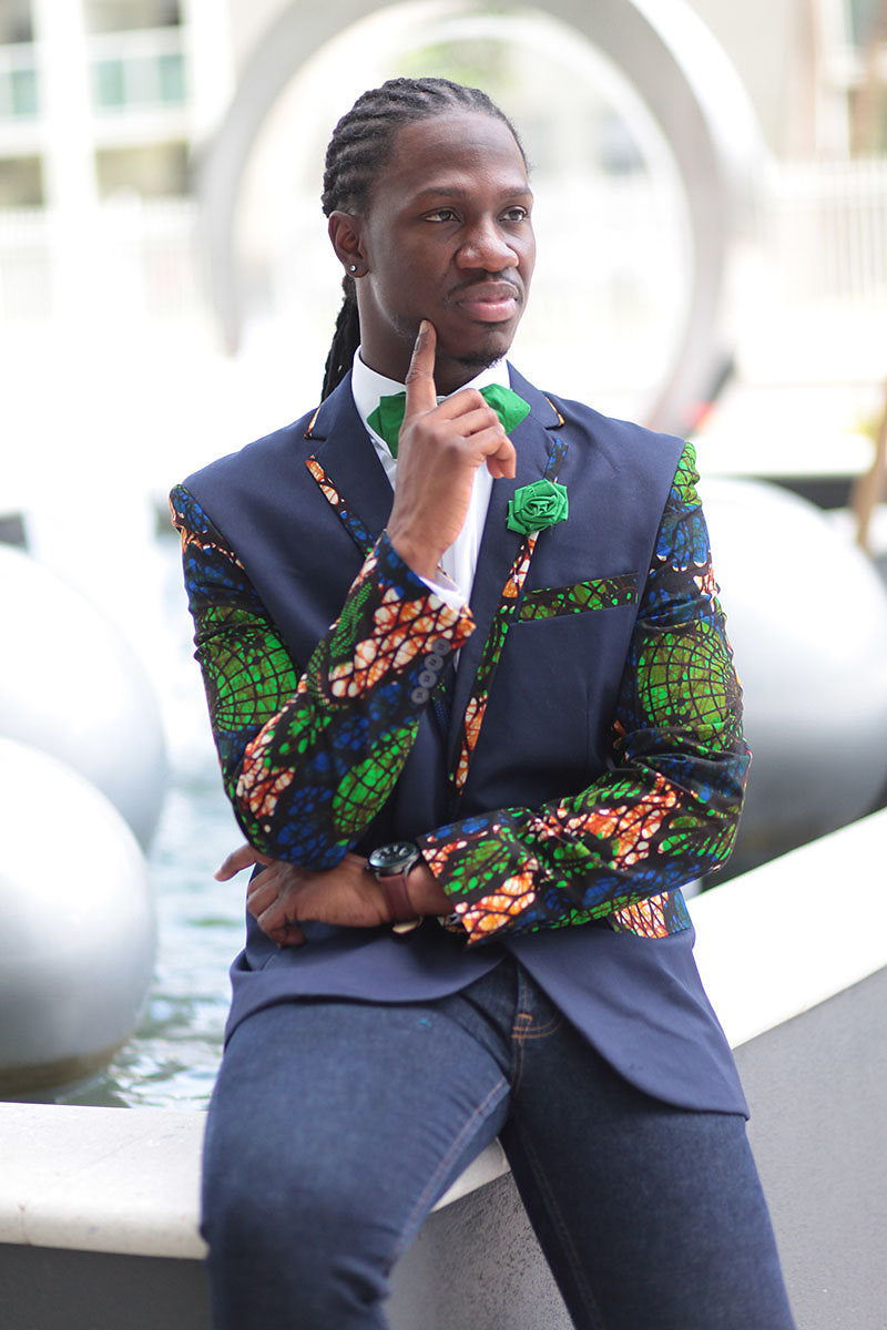 African print outlet blazer styles