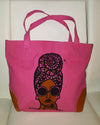 Queen Tote Bag-Pink - Africas Closet