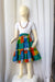 Tiered Skirt Ankara/Kitenge/African Print-  Blue/Orange/Teal/Tribal Print