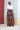 African Print Maxi Skirt-Blue/Orange Geometric Print - Africas Closet