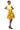 African A-line Midi Flare Skirt - Red with Yellow Concentric Print - Africas Closet