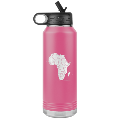 African Map Water Bottle