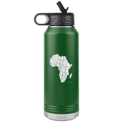 African Map Water Bottle